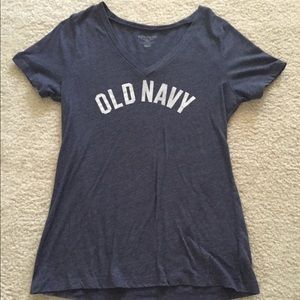 Old Navy Dark Gray-ish Blue Tee